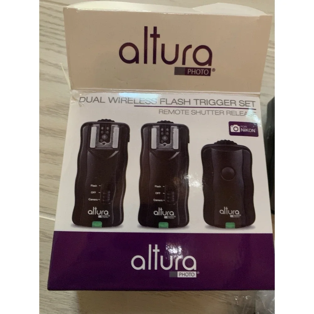 Altura Photo Duel Wireless Flash Trigger Set‎ For Nikon Remote Shutter Release
